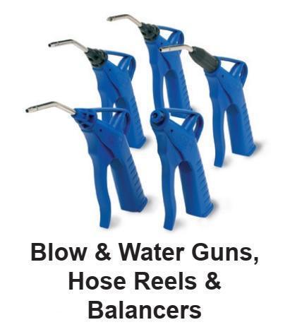 Blow Guns, Water Guns, Hose Reels and Balancers - AK Valves Ltd