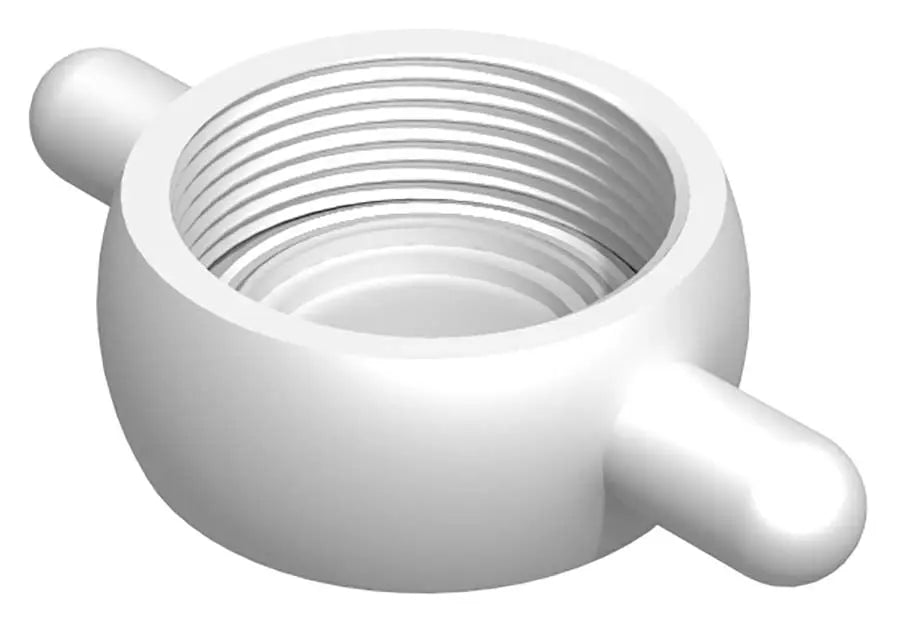 1 1/2" BSP FEMALE LUGGED WHITE PP DUST CAP PARKAIR