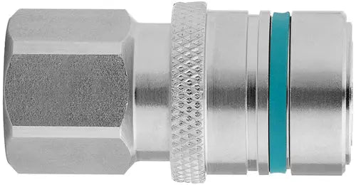 1/2" BSP FEM S/STEEL UNVALVED CEJN NON-DRIP FLUID COUPLING CEJN