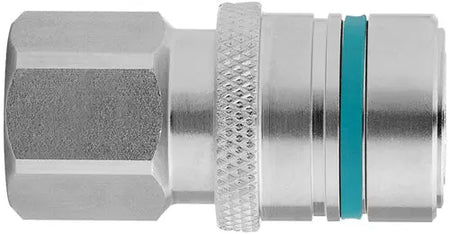 1/2" BSP FEM S/STEEL UNVALVED CEJN NON-DRIP FLUID COUPLING CEJN