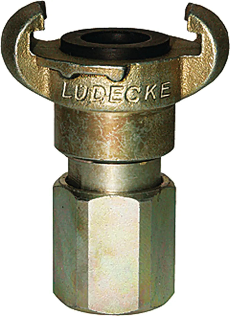1/2" BSP FEMALE SWIVEL CLAW COUPLING LUDECKE