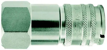 1/2" BSP FEMALE THREAD CEJN 416 S/STEEL COUPLING CEJN