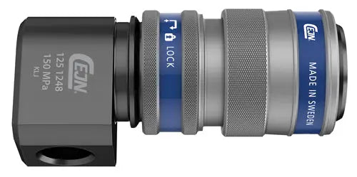 1/4" BSP 90 FEMALE THREAD 2500 BAR CEJN 125 H/PRES COUPLING CEJN