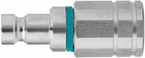 1/4" BSP FEM S/STEEL VALVED CEJN NON-DRIP FLUID NIPPLE CEJN