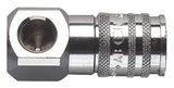1/4" BSP FEMALE 90DEG UNVALVED CEJN 358 TEST POINT COUPLING CEJN