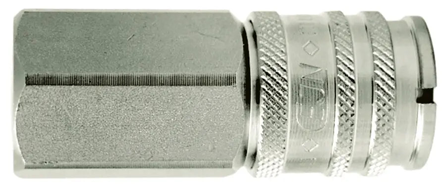 1/4" BSP FEMALE THREAD CEJN 326 S/STEEL COUPLING CEJN