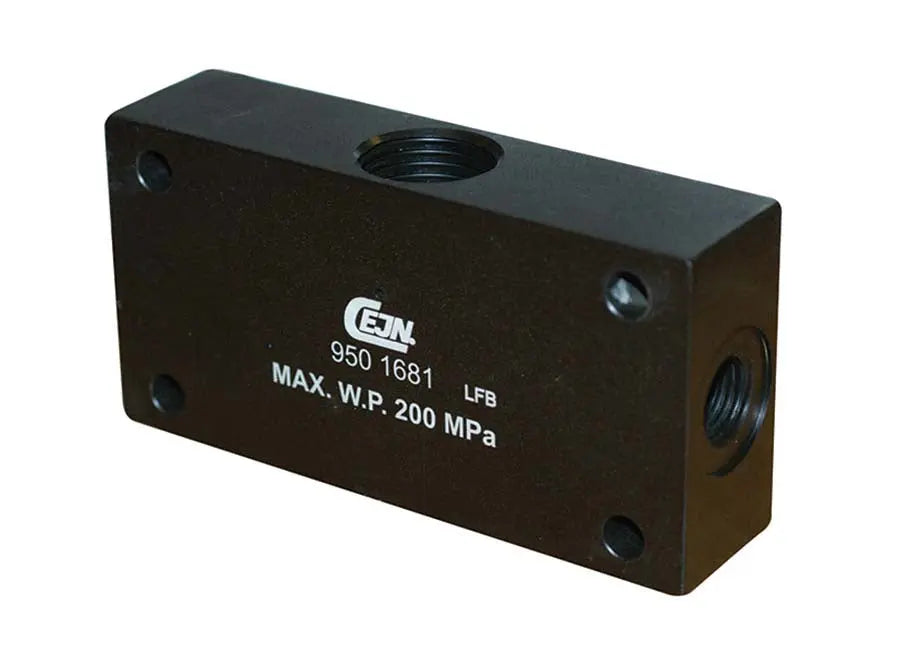 1/4" BSPP FEMALE 3-WAY GAUGE CEJN 950 H/PRESS PORTING BLOCK CEJN