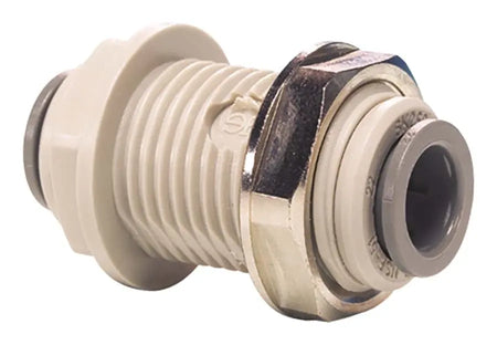 1/4" TUBE OD JG SPEEDFIT BULKHEAD CONNECTOR John Guest