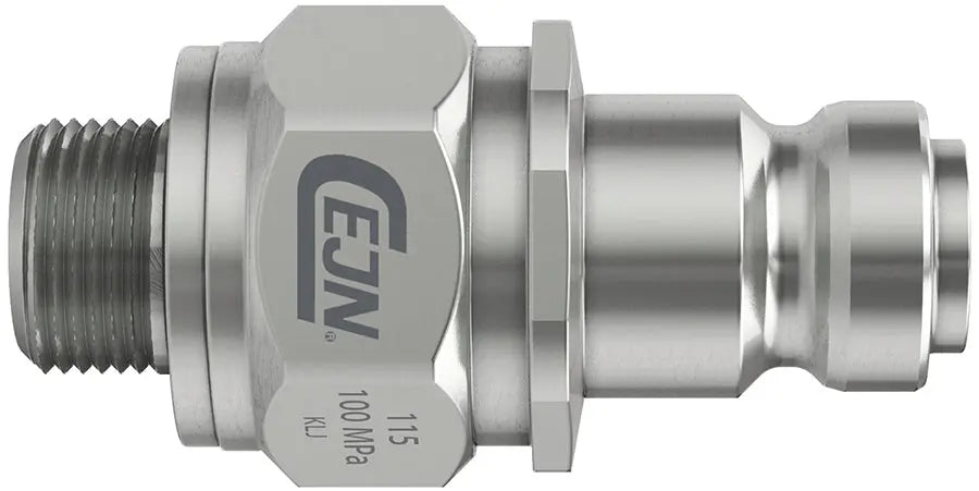 1155J4-2B  *NON-STD* NIPPLE 1/4"  BSP MALE STEEL 1000BAR CEJN