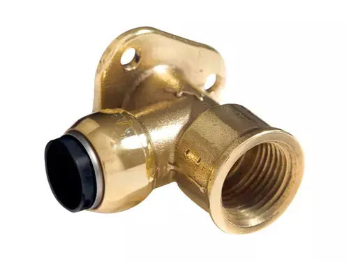 15MM OD X 1/2" BSP FEMALE BACKPLATE ELBOW SHARKBITE John Guest