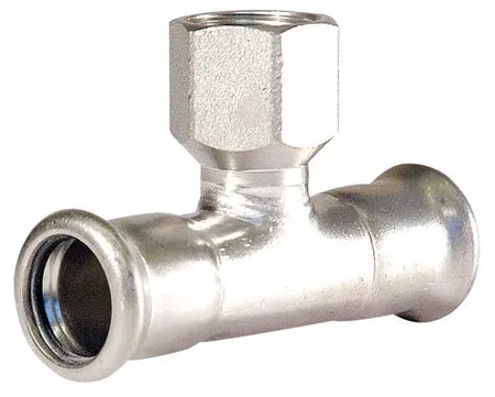 15MM X 1/2" X 15MM 304 ST/ST FEMALE REDUCING TEE Parkair