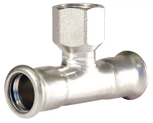 15MM X 1/2" X 15MM 304 ST/ST FEMALE REDUCING TEE Parkair