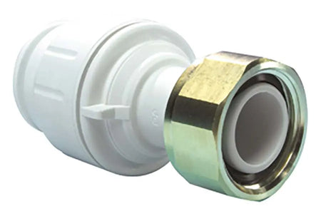 15mm TUBE OD X 1/2" BSP JG PLUMBING STR TAP CONNECTOR John Guest