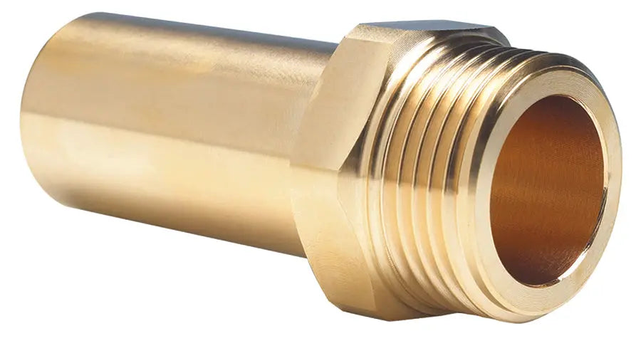 15mm TUBE OD X 1/2" BSP MALE JG SPEEDFIT BRASS STEM ADAPTOR John Guest