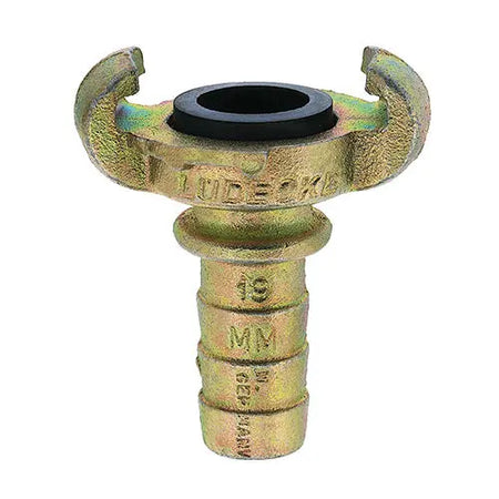 19MM/3/4" HOSE CLAW COUPLING WITH SAFETY COLLAR DIN 3489 LUDECKE