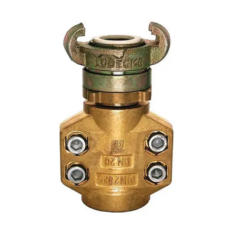 19MM/3/4" MODY SCREWING CLAW COUP WITH BRASS SAFETY CLAMP LUDECKE