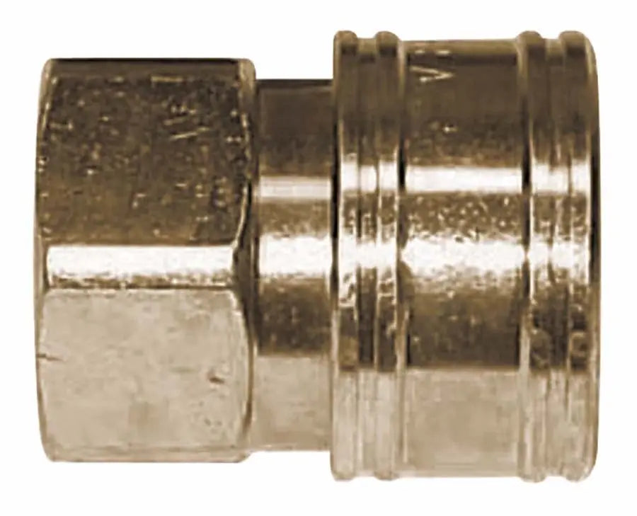 1" BSP FEMALE VALVED BRASS H SERIES COUPLING PARKAIR