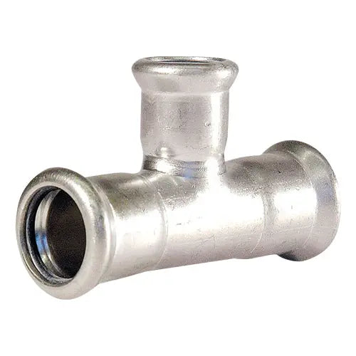22MM X 15MM X 22MM 304 ST/ST REDUCING TEE - AK Valves Ltd