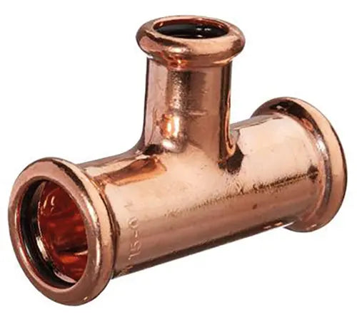 22MM X 15MM X 22MM COPPER REDUCING TEE Parkair