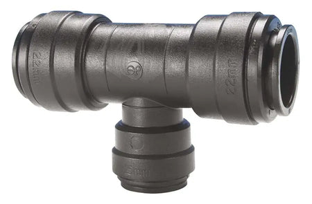 22mm OD ENDS X 15mm OD BRANCH JG SPEEDFIT REDUCING TEE John Guest