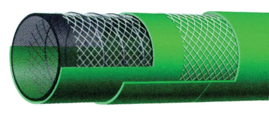 25mm ID CHEMICAL HOSE - GREEN 10 metre coils PARKAIR
