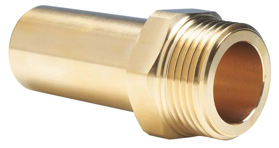 28mm TUBE OD X 1" NPT MALE JG SPEEDFIT BRASS STEM ADAPTOR John Guest