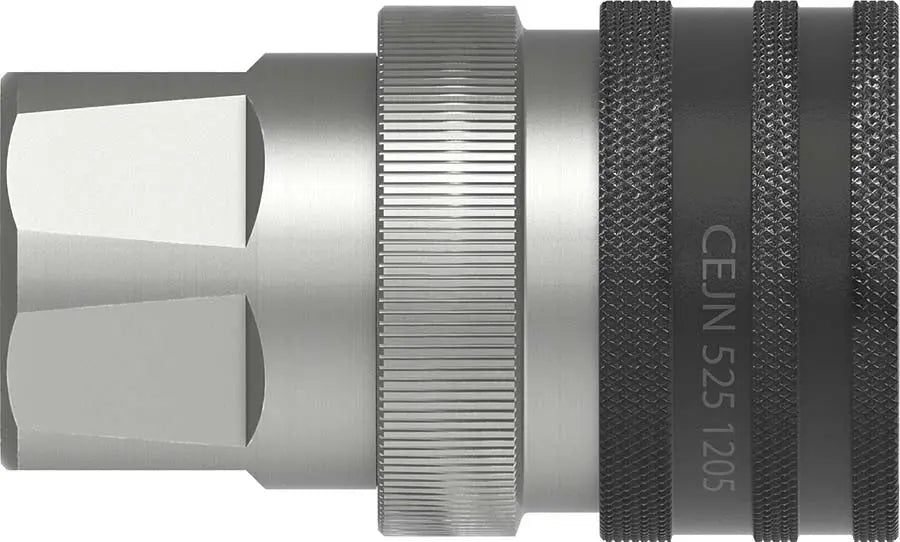 3/4" BSP FEMALE UN-VALVED CEJN 525 HYDRAULIC COUPLING CEJN
