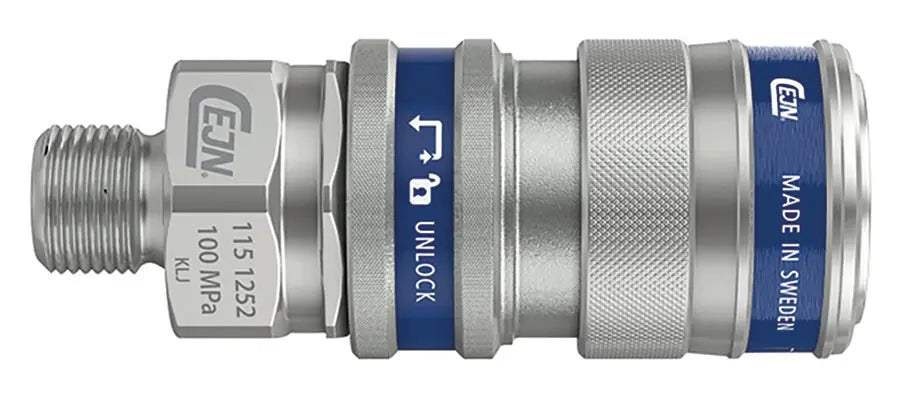 3/8 NPT MALE COUPLING 1000BAR H/PRESSURE CEJN