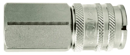 3/8" BSP FEMALE THREAD CEJN 326 S/STEEL COUPLING CEJN