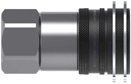 3/8" BSP FEMALE THREAD    CEJN X65 HYD PUSH-PULL COUPLING CEJN