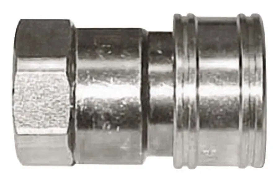 3/8" BSP FEMALE VALVED STEEL H SERIES COUPLING PARKAIR