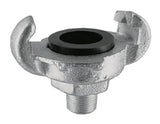 3/8" BSPT MALE CLAW TYPE COUPLER PLATED IRON PARKAIR