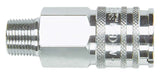 3/8" BSPT MALE THREAD CEJN 411 FLUID/PNEU COUPLING CEJN