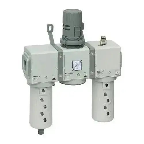 3/8" FILTER REGULATOR LUBRICA WITH INTEGRATED GAUGE - SERIES - AK Valves Ltd