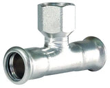 35MM X 3/4" X 35MM CARBON FEMALE REDUCING TEE Parkair