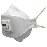 3M Valved Flat - Fold Particulate Respirator - Pack of 10 - AK Valves Ltd