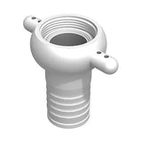 3" BSP FEMALE LUGGED WHITE PP COUPLING X 3" HOSE TAIL PARKAIR