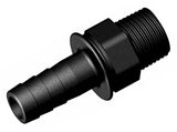 3" BSPP MALE X 3" HOSETAIL BLACK GLASS FILLED PP PARKAIR