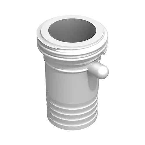 3" URT MALE LUGGED WHITE PP COUPLING X 3" HOSE TAIL PARKAIR