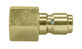 45 SERIES PLUG          BRASS 3/8" BSPP FEM   UNPLATED PARKAIR
