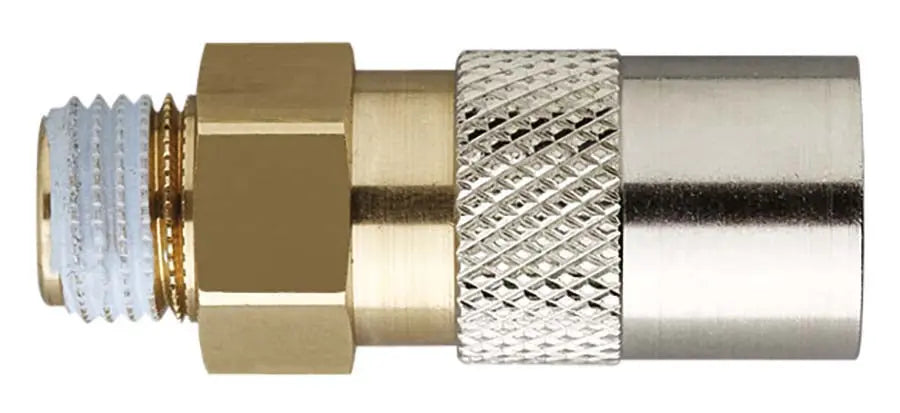 6 mm X 1/4" MALE THREAD VALVED COUPLING PARKAIR