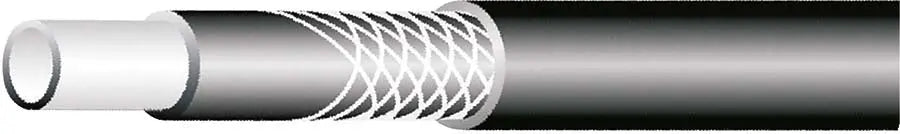 6MM ID X 11MM OD TECHNOBEL REINFORCED PU TUBE X 50MTR BLK Tricoflex