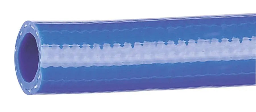 8 X 12MM STRAIGHT BRAIDED PUR BLUE HOSE - 100 M COIL CEJN