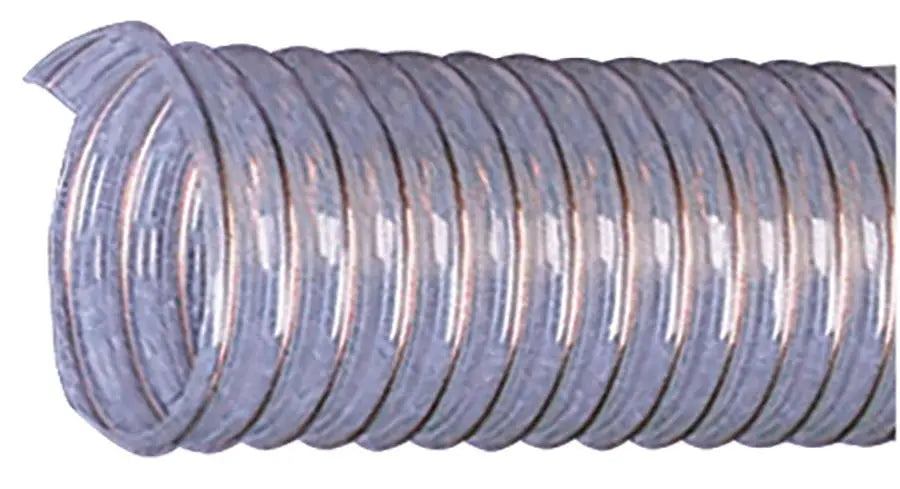 90MM ID FLAMEX BF CLEAR LIGHTWEIGHT PU DUCTING X 10M Masterflex