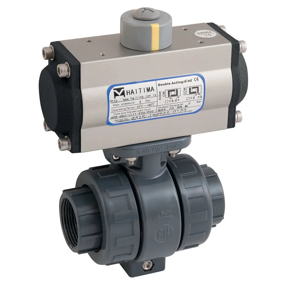 Actuated PVC/EPDM Ball Valve Aquaram (CH)