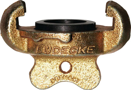 BLANK END CLAW COUPLING WITHOUT CHAIN DIN 3489 LUDECKE