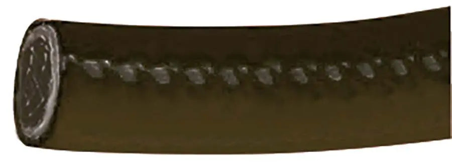 BRAIDED PVC HOSE BLACK 6.3mmID X 11.5mmOD X 30 METRE Copely