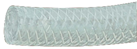 BRAIDED PVC HOSE CLEAR 6.3mmID X 11.5MM OD X 100 MTR Copely