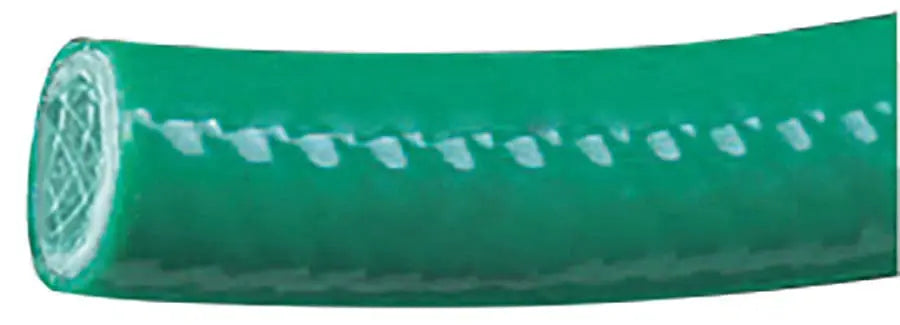 BRAIDED PVC HOSE GREEN 12.5mmID X 18.5mmOD X 30 METRE Copely