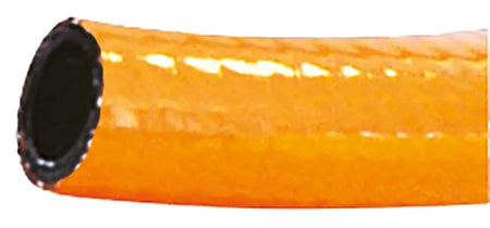 BRAIDED PVC HOSE HI VIZ ORANGE 6.0mm ID X 10.5mm OD X 30M Copely